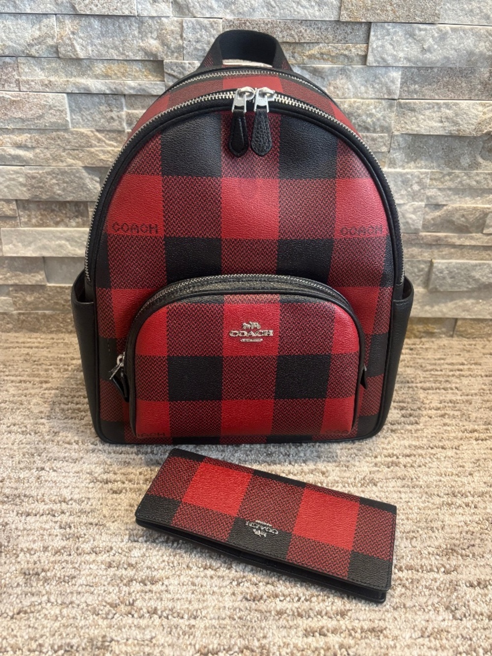COACH Court Backpack/Matching Wallet